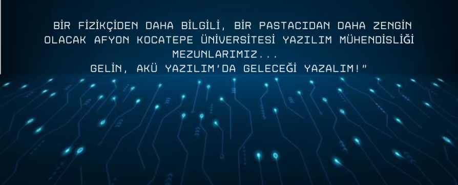 Gelin, AKÜ Yazılım’ da geleceği yazalım!